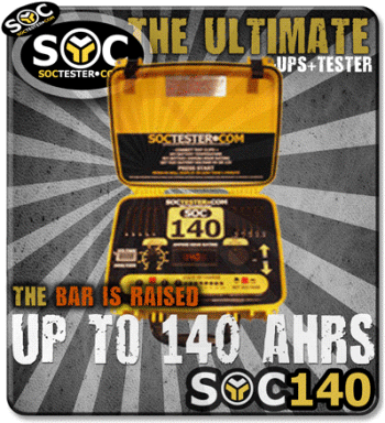 soc 140 battery tester